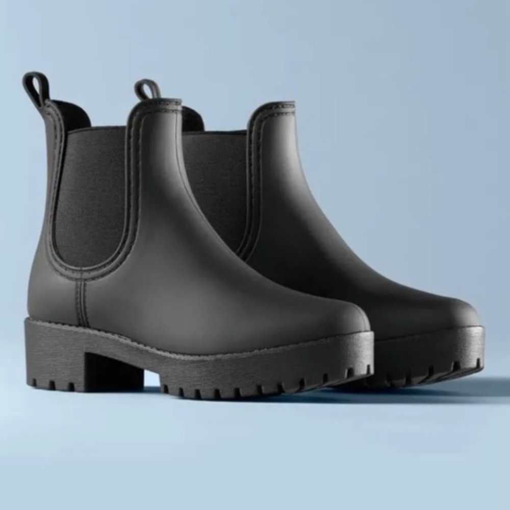 Jeffrey Campbell Hydra Chelsea Rain Boots size 5